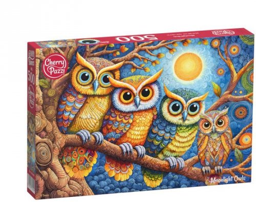Puzzle 500 CherryPazzi Moonlight Owls 20449