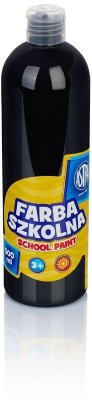 Farba szkolna 500ml czarna, Astra