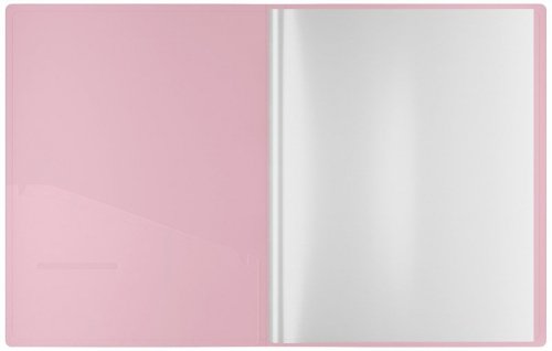 Album ofertowy 30 koszulek Haze, 17mm, z wewnętrzną kieszonką, niebiesko-różowy, Berlingo
