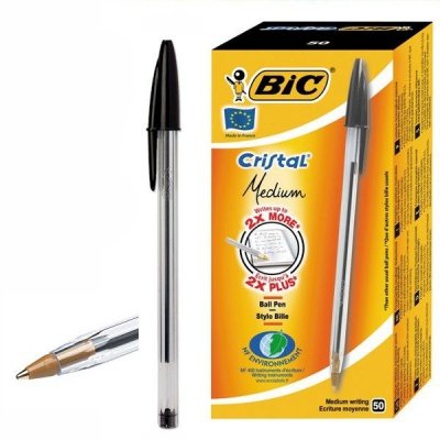 Długopis Cristal medium czarny, BiC