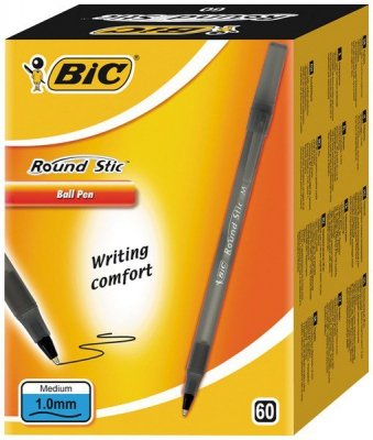 Długopis Round Stic Classic M czarny (bez EAN na szt.), BiC