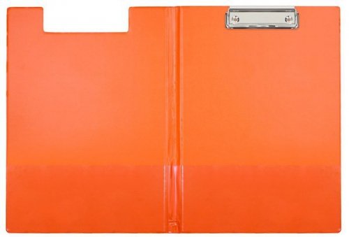 Teczka z klipsem A4 pomar. (orange) PVC KKL-04-04, Biurfol