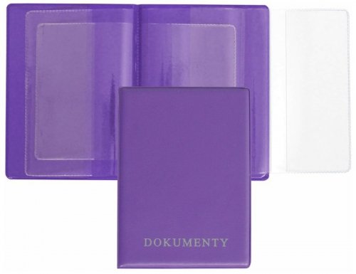Okładka na dokumenty z dowodem rejestracyjnym violet, Biurfol