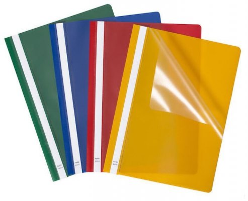 Skoroszyt plastikowy A4 PP czerwony 320517, Bantex