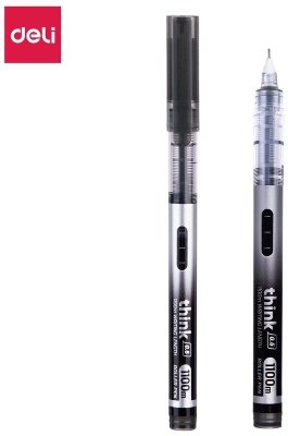 Pióro kulkowe 0,5 mm Think czarne, Deli