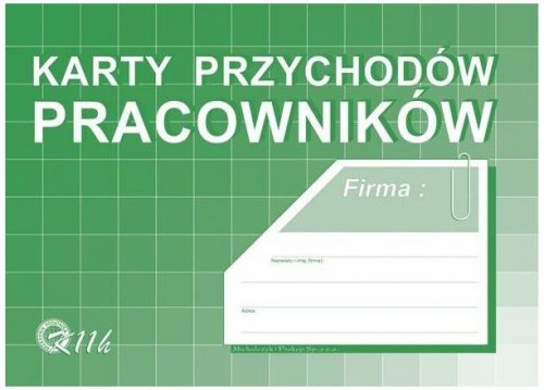Druk Karty przychodów pracowników A4, MiP