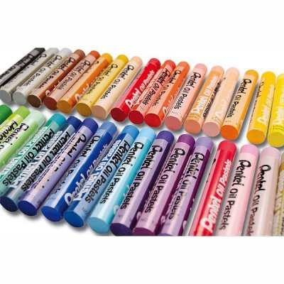 Pastele olejne 50 szt. w 49-kol. 8.6 x 60.5 mm PHN-50, Pentel