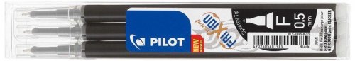 Wkłady wymazywalne do Frixion-Point 0.5mm czar. 3szt. BLS-FR5, Pilot