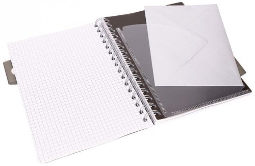 Kołonotes Project Book A5 100k 80g kratka Black & Grey czarny, Pukka Pad
