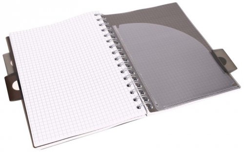 Kołonotes Project Book A5 100k 80g kratka Black & Grey czarny, Pukka Pad