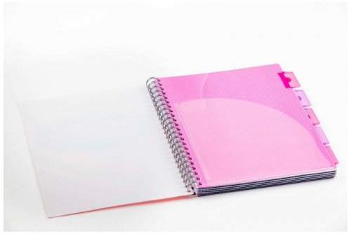 Kołonotes Project Book Pastel  A4 kratka różowy, Pukka Pad