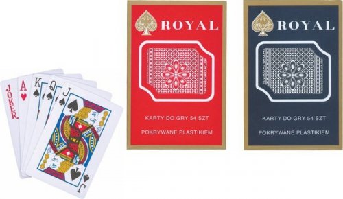 Karty do gry powlekane, Royal