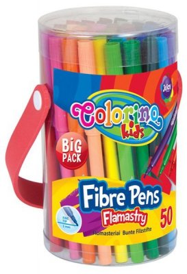 Flamastry 50 szt. w tubie Colorino Kids, Patio
