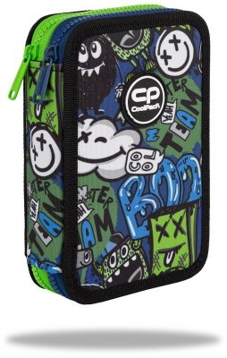 Piórnik podwójny z wyposażeniem Jumper 2 Monster Team CoolPack, Patio