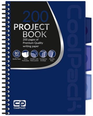 Kołonotes A5 dark blue CoolPack, Patio