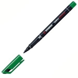 Foliopis OHP 843 M zielony, Stabilo