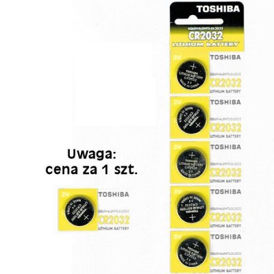 Bateria CR2032 3V litowa 1/5 blistra 108143, Toshiba