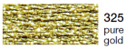 mulina Madeira Metalic perle 10 -pure gold  325