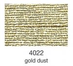 mulina Madeira Metallic 4-gold dust 4022