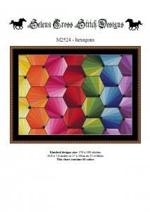 Wzór do haftu M2524 - hexagons