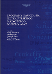 Programy nauczania języka polskiego jako obcego. Poziomy A1-C2 