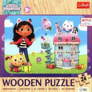 Puzzle drewniane 24 Wesoła Gabby i przyjaciele