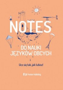 Notes do nauki języków obcych (brzoskwiniowa okładka)