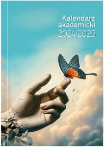 Kalendarz akademicki 2024/2025 A5T PCV bezbarwny dłoń