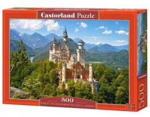 Puzzle 500el.:View of the Neuschwanstein Castle, Germany/B-53544