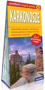 Karkonosze 2w1: przewodnik i mapa XL