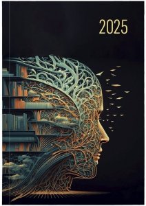 Kalendarz 2025 B5 tygodniowy PCV bezbarwny Modern