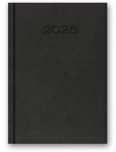 Kalendarz 2025 B6 dzienny vivella grafit