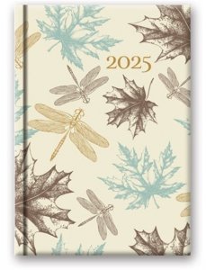 Kalendarz 2025 B6 dzienny soft Ważki
