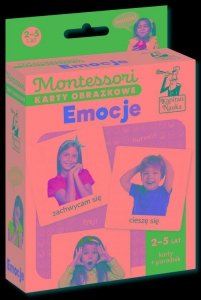 Montessori Karty obrazkowe Emocje (2-5 lat). Kapitan Nauka