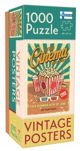 Puzzle 1000 Vintage: Retro Cinema