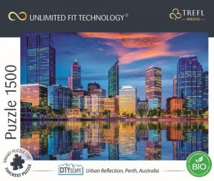 Trefl Puzzle 1500 UFT - Cityscape: Urban Reflection, Perth, Australia