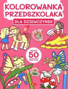 Kolorowanka przedszkolaka. Dla dziewczynek