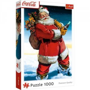 Puzzle Coca-Cola XMAS. Mikołaj na śniegu 1000