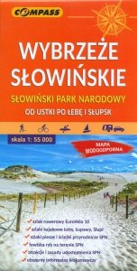 Wybrzeże Słowińskie Słowiński Park Narodowy mapa wodoodporna 1:55 000