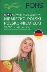 PONS Nowy słownik duży szkolny niemiecko-polski, polsko-niemiecki
