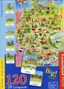 Puzzle 120 Deutschlandkarte