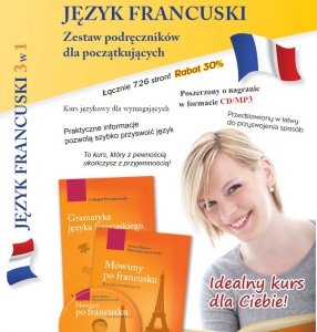 Język francuski 3w1. Zestaw podręczników dla początkujących 