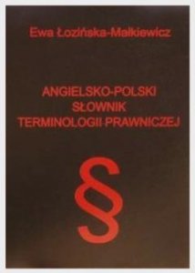 Angielsko-polski słownik terminologii prawniczej (OUTLET)