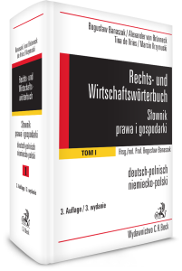 Rechts- und Wirtschaftswörterbuch. Słownik prawa i gospodarki. Tom 1