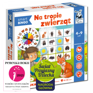 Na tropie zwierząt. Gra bingo. Kapitan Nauka