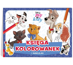 Disney Psy & Koty. Księga kolorowanek