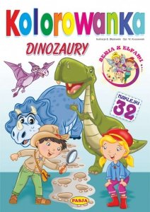 Kolorowanka. Dinozaury. Wydawnictwo Pasja