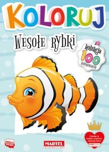 Koloruj. Wesołe rybki