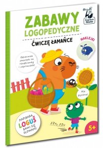Zabawy logopedyczne. Kapibara Loguś. Ćwiczę łamańce. Kapitan Nauka