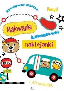 Kreatywne dziecko. Malowanki naklejanki